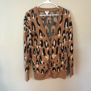 Mossimo Supply Co Leopard Cardigan